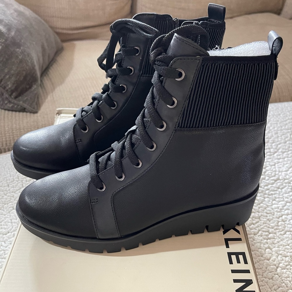 Brand new in box Anne Klein mini wedge boots